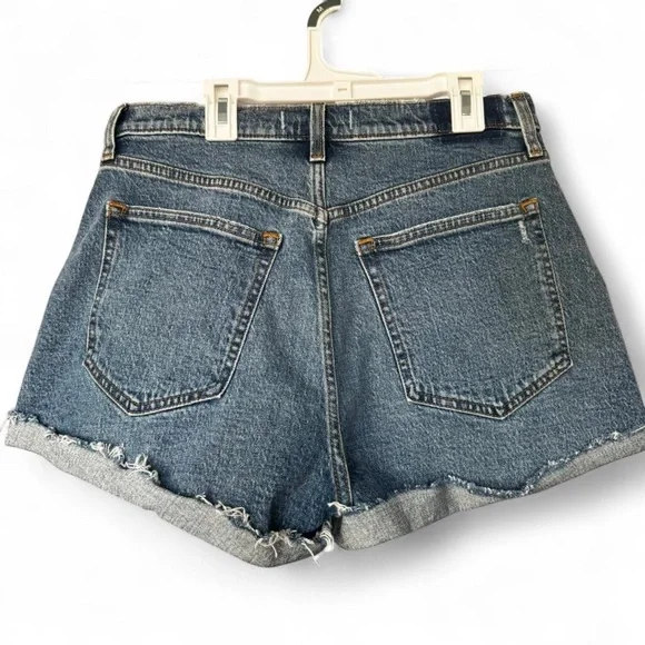 Abercrombie Curve Love High Rise Mom Shorts Sun Heart 30 - Picture 8 of 9
